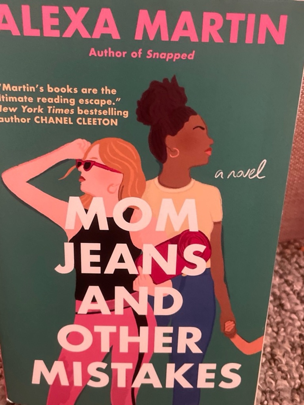 Women's High-Rise Mom Jeans in Pink